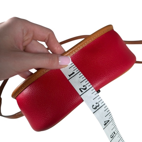 Dooney & Bourke Claremont Leather Field Bag - Red - Picture 10 of 10